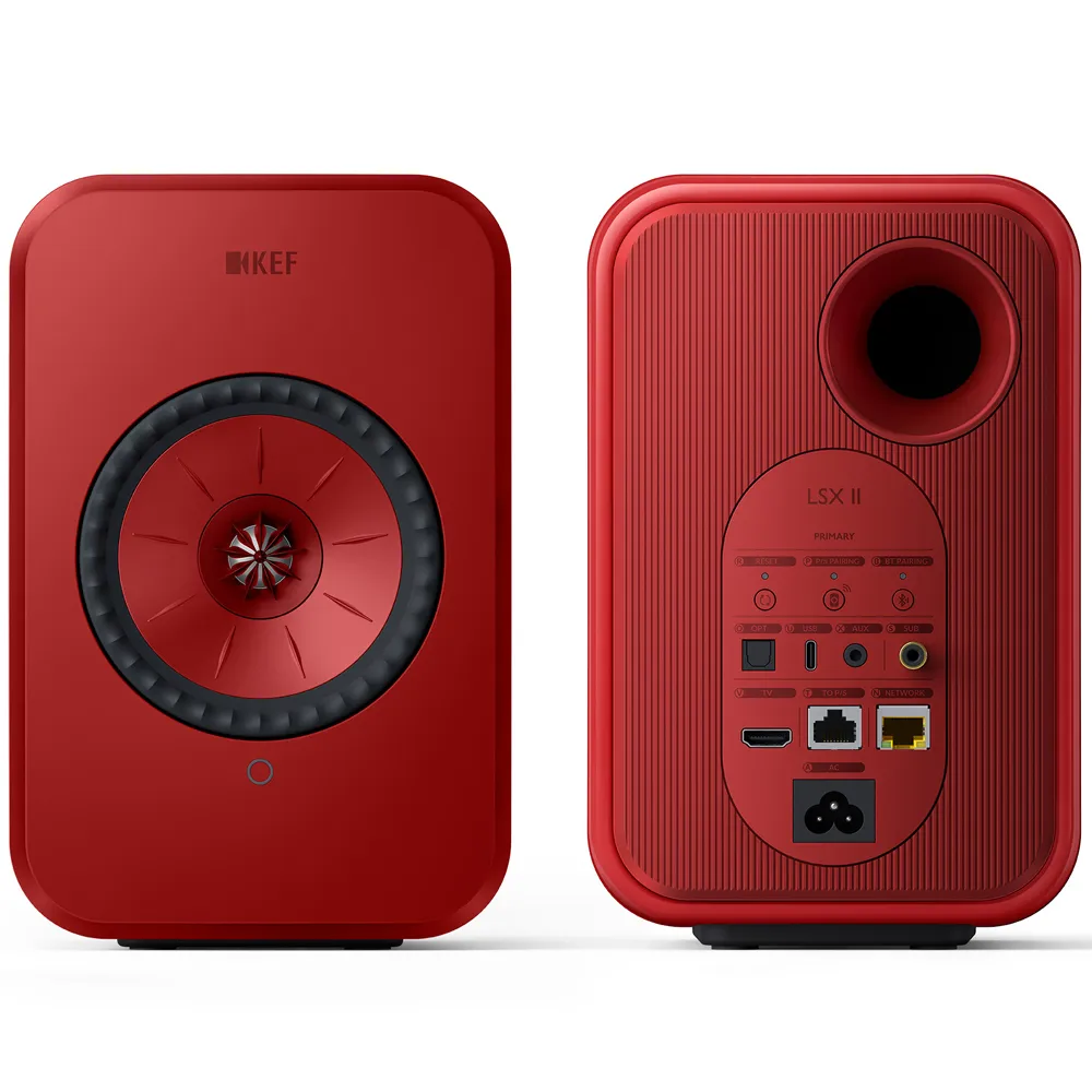 Kef LSX 2 Lava Red